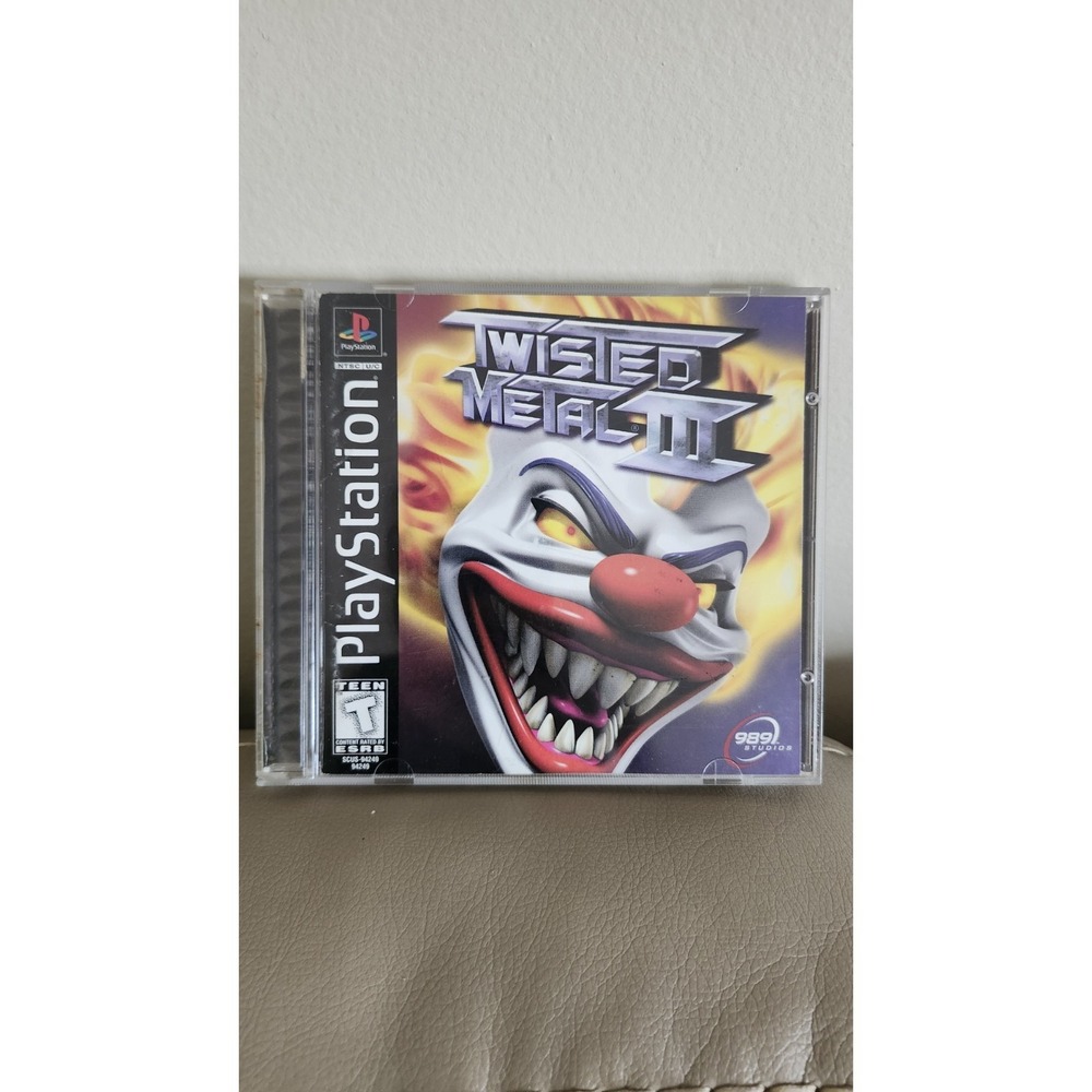 Twisted Metal III‎ BLACK LABEL (Sony PS 1, 1998) Working Condition.